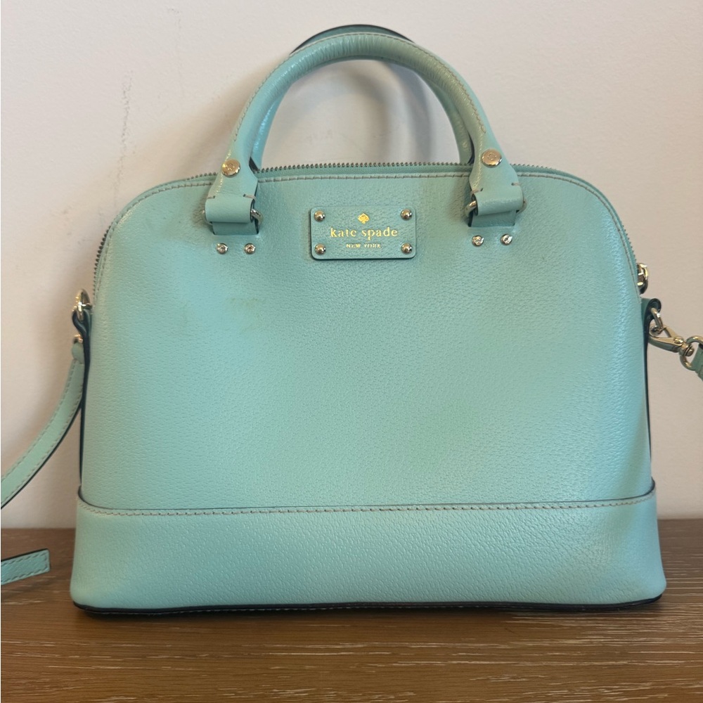 Kate Spade Light Blue Wellesley Rachelle Satchel